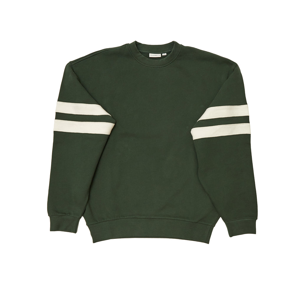 超歓迎された Clare V. Oversized Varsity Sweatshirt – Central Shop ミュージシャン