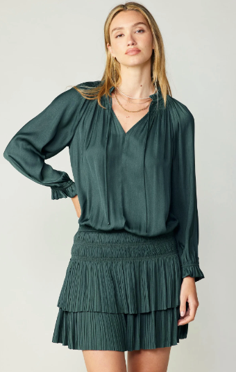 CURRENT AIR - LAUREL PLEATED MINI DRESS Central Shop Highland Park CURRENT AIR - LAUREL PLEATED MINI DRESS Central Shop Highland Park