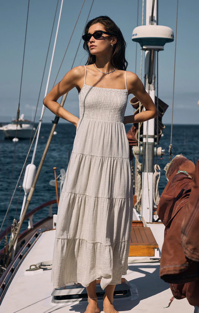 chinese dress ladies Z Supply Women's Balos Striped Maxi Dress – Mountain High Outfitters main image 0